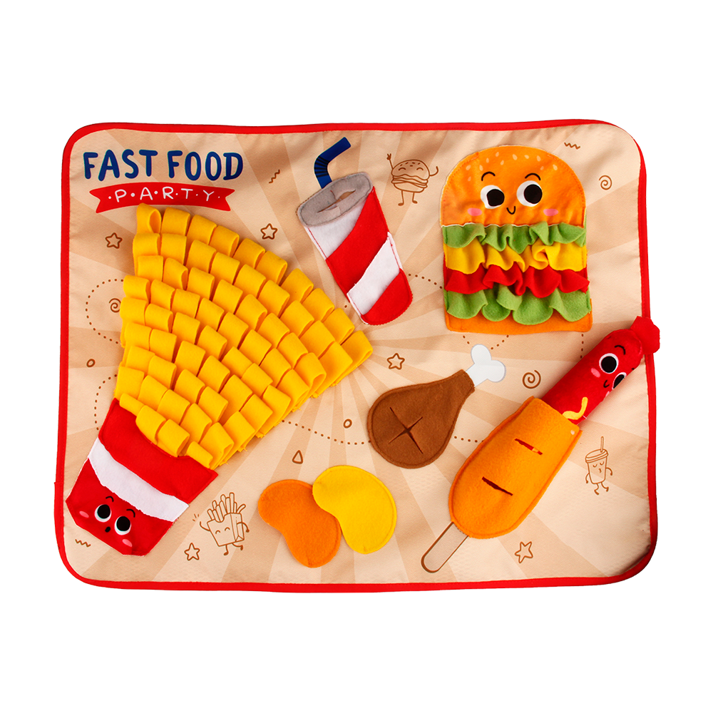 GiGwi Snuffle Mat M Fast Food Party
