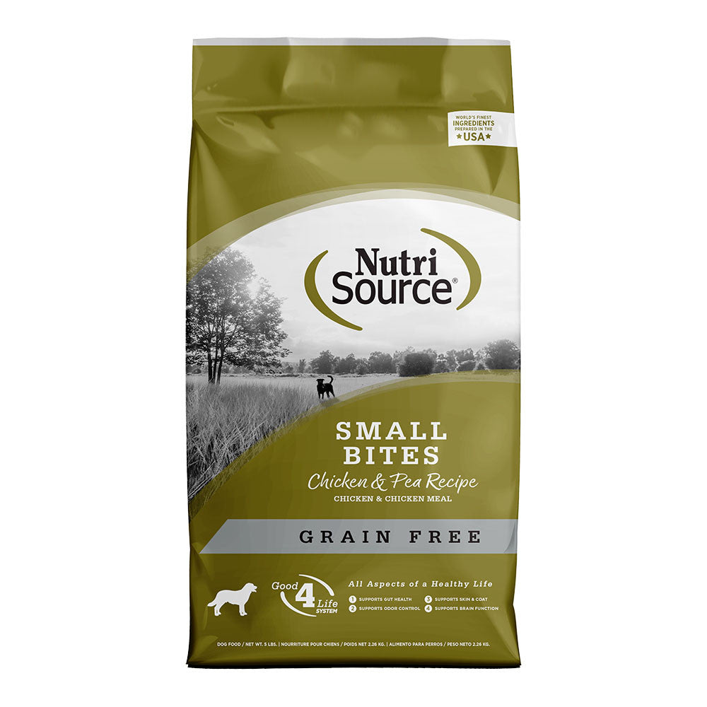 NutriSource Perro Adulto Small Bites Chicken & Pea Grain Free 5.44 kg