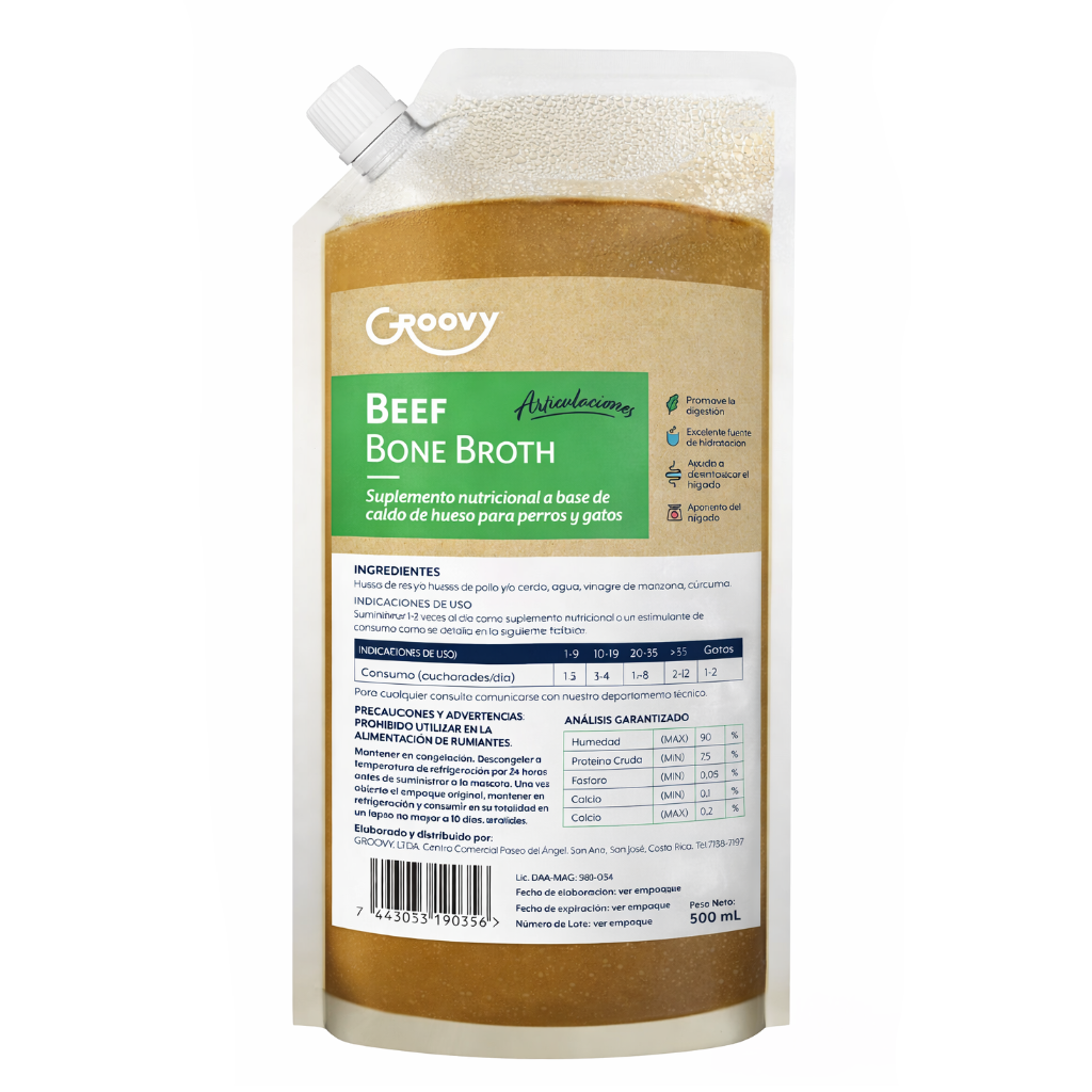 Groovy Caldo de Hueso de Res 500 g