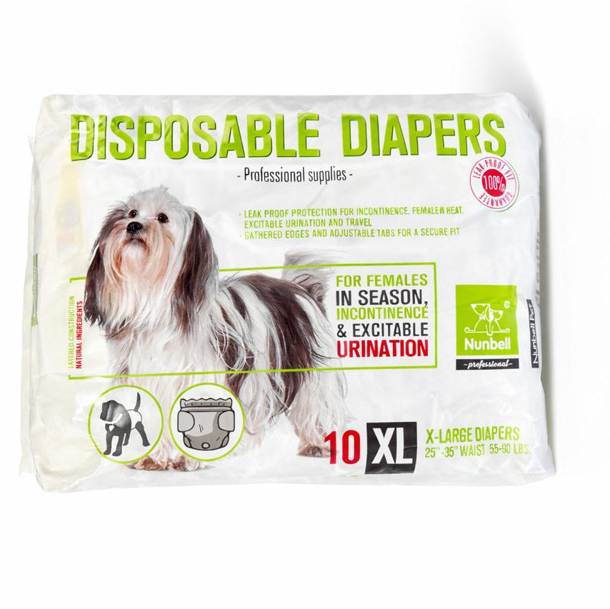 Nunbell Panales para Perro Tallas L y XL