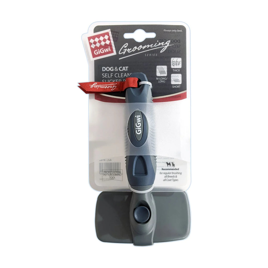 GiGwi Cepillo Slicker Autolimpiante