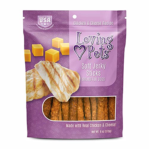 Loving Pets Jerky Pollo y Queso para Perros 170 g