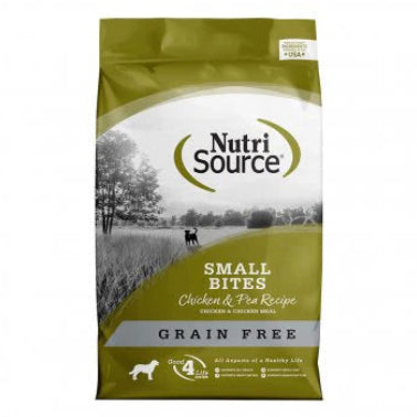NutriSource Perro Adulto Small Bites Chicken & Pea Grain Free 1.81 kg
