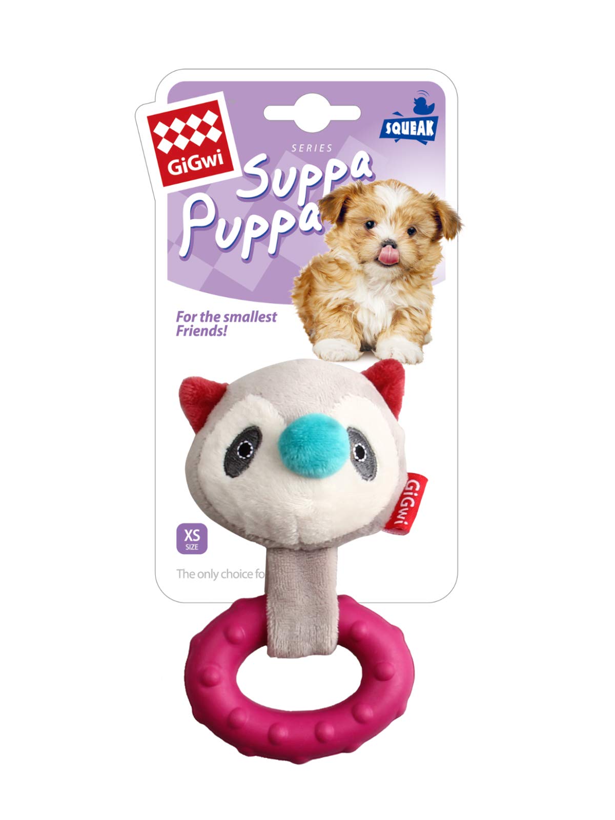 SUPPA PUPPA COONS SIZE SQUAKER INSIDE PLUSH/RUBBER