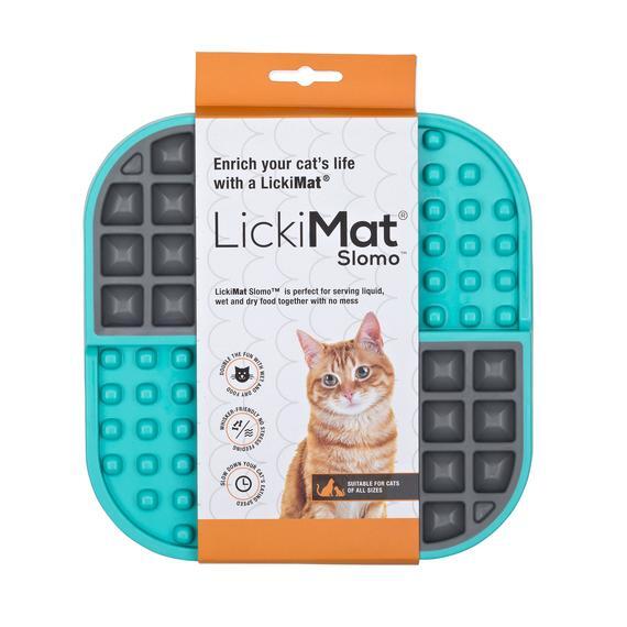 LickiMat Slomo Turquesa para Gato