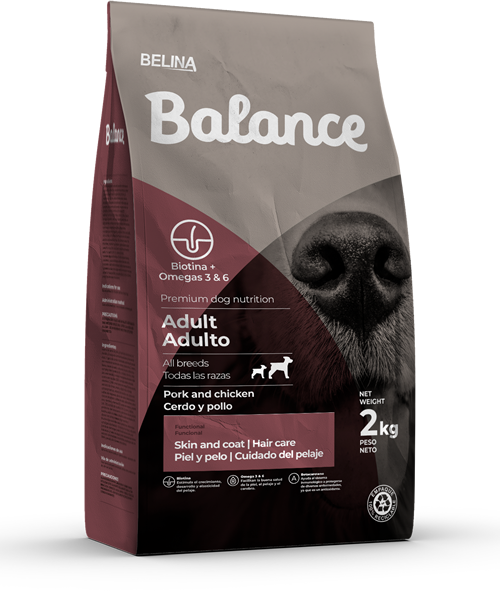 Balance Perro Adulto Skin & Coat Cerdo & Pollo 2 kg