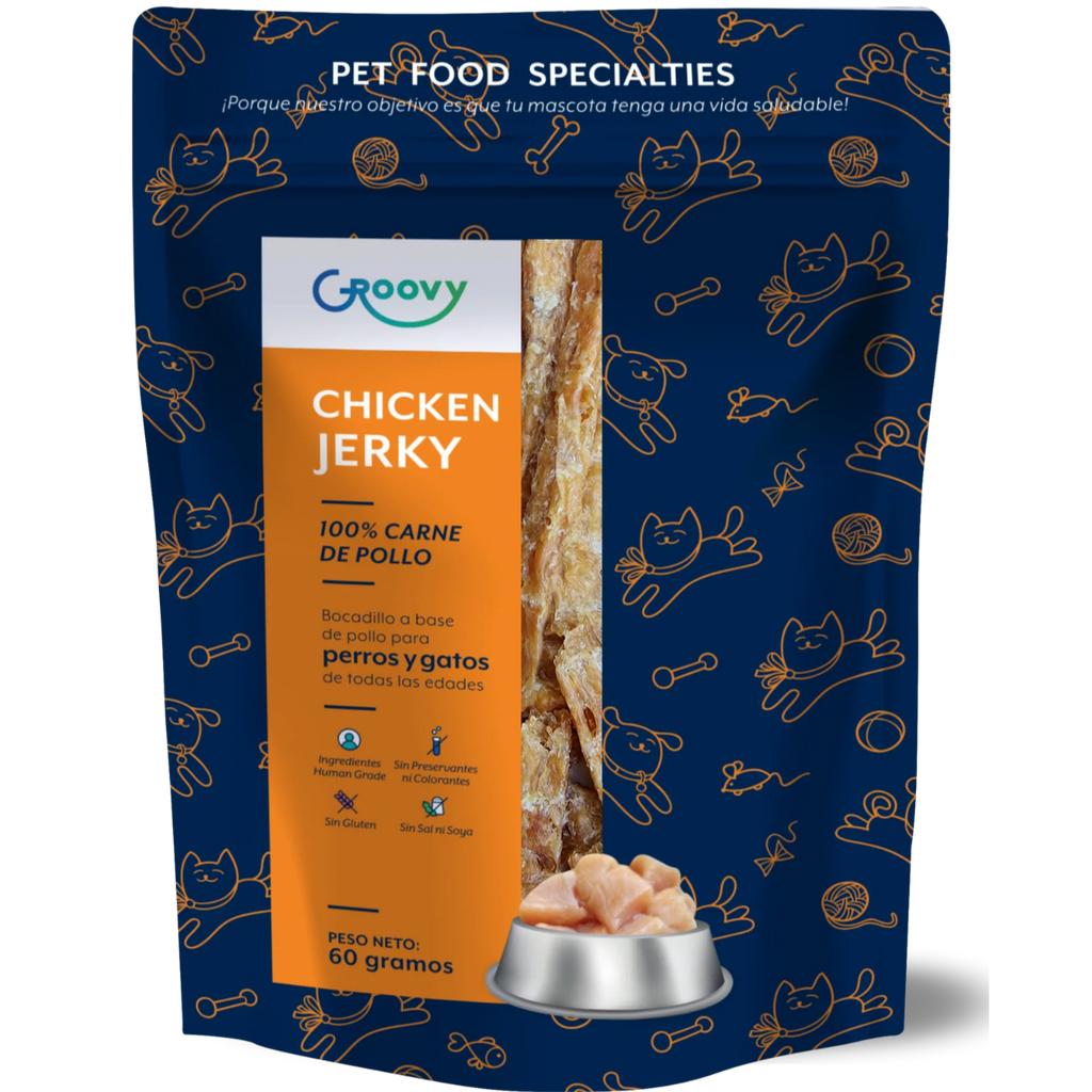 Groovy Bocadillo De Pollo 60 g