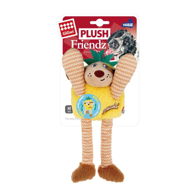 GiGwi Plush Friendz Juguete para Perro Perro Pina