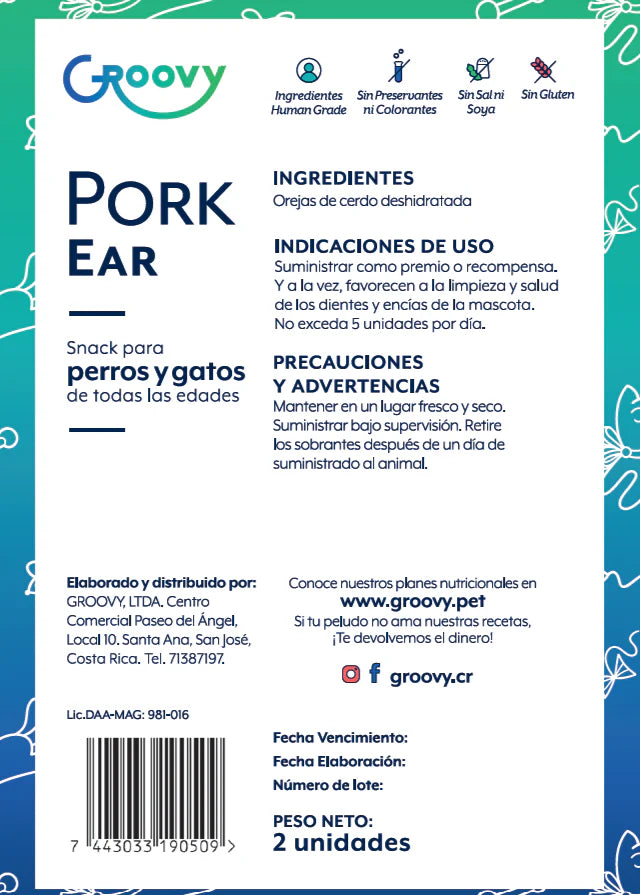 Groovy Oreja de Cerdo