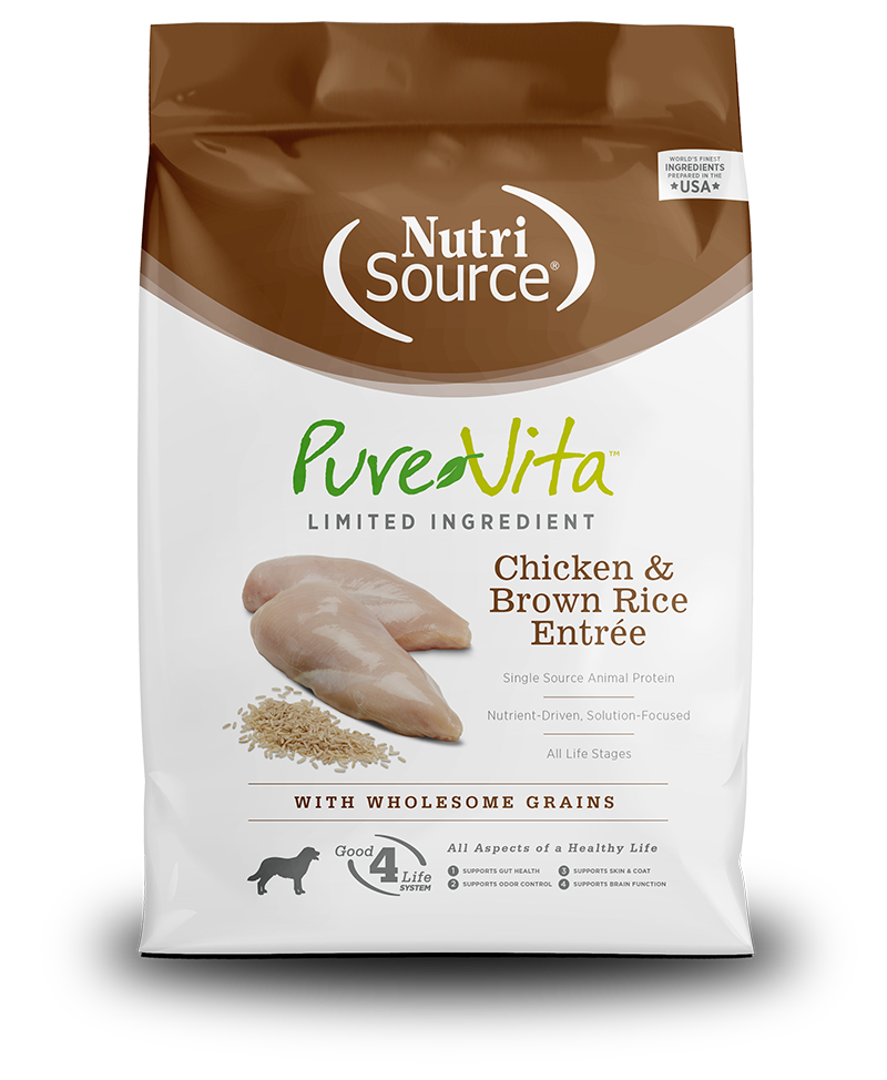 NutriSource Perro Pure Vita Pollo & Arroz Integral 1.8 kg