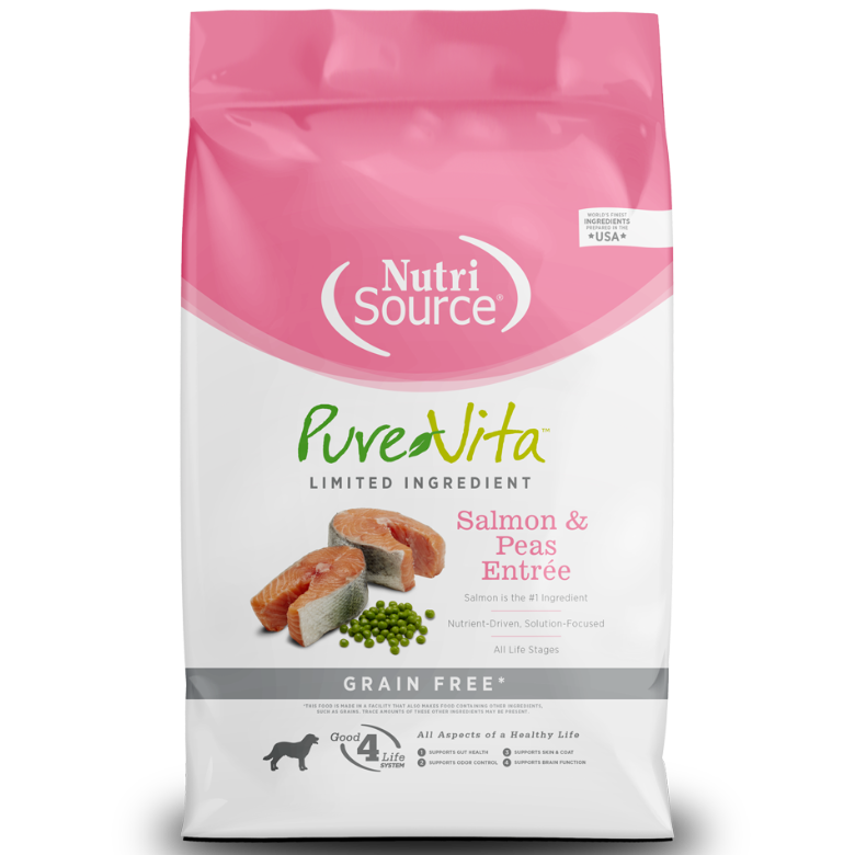 NutriSource Perro Adulto Pure Vita Salmon & Guisante Grain Free 5.44 kg