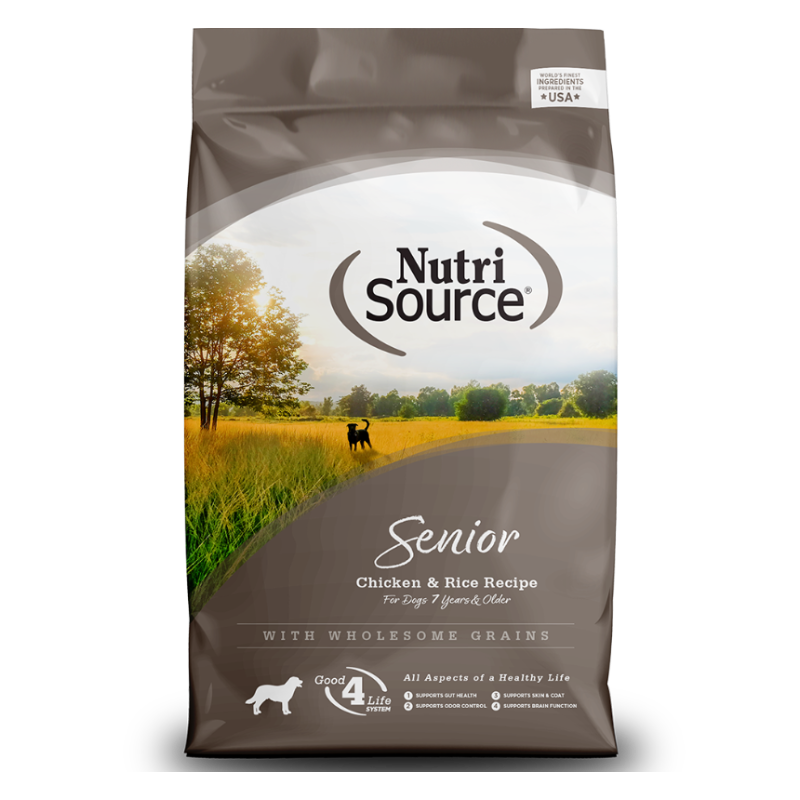 NutriSource Perro Senior Pollo & Arroz 13.6 kg