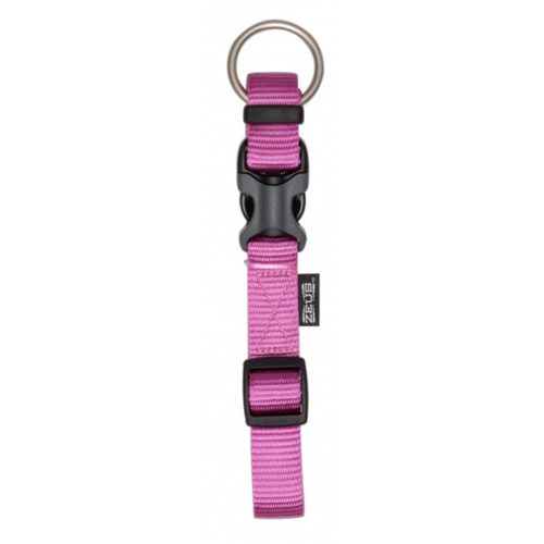 Zeus Collar de Nylon Fucsia Talla Small
