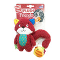GiGwi Plush Friendz Ardilla Roja con Squeaker