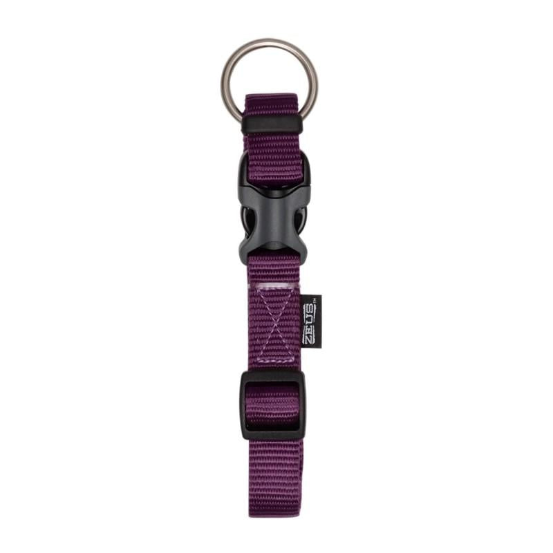 Zeus Collar de Nylon Morado Talla Small