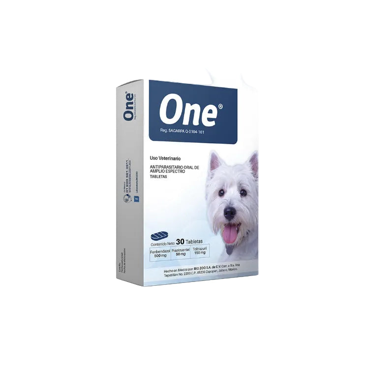 ONE Antiparasitario Oral para Perros 30 Tabletas