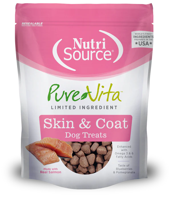 NutriSource Pure Vita Premios para Perro Piel & Pelaje 179 g