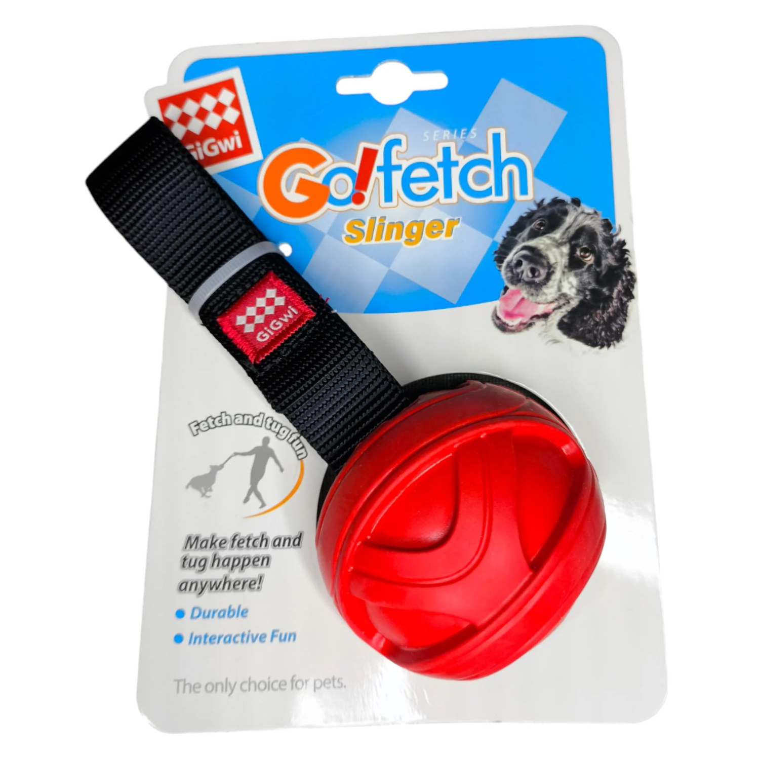 GiGwi Go Fetch Slinder Red Ball
