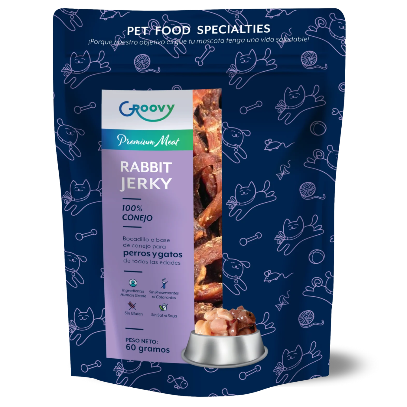 Groovy Bocadillo Conejo 60 g