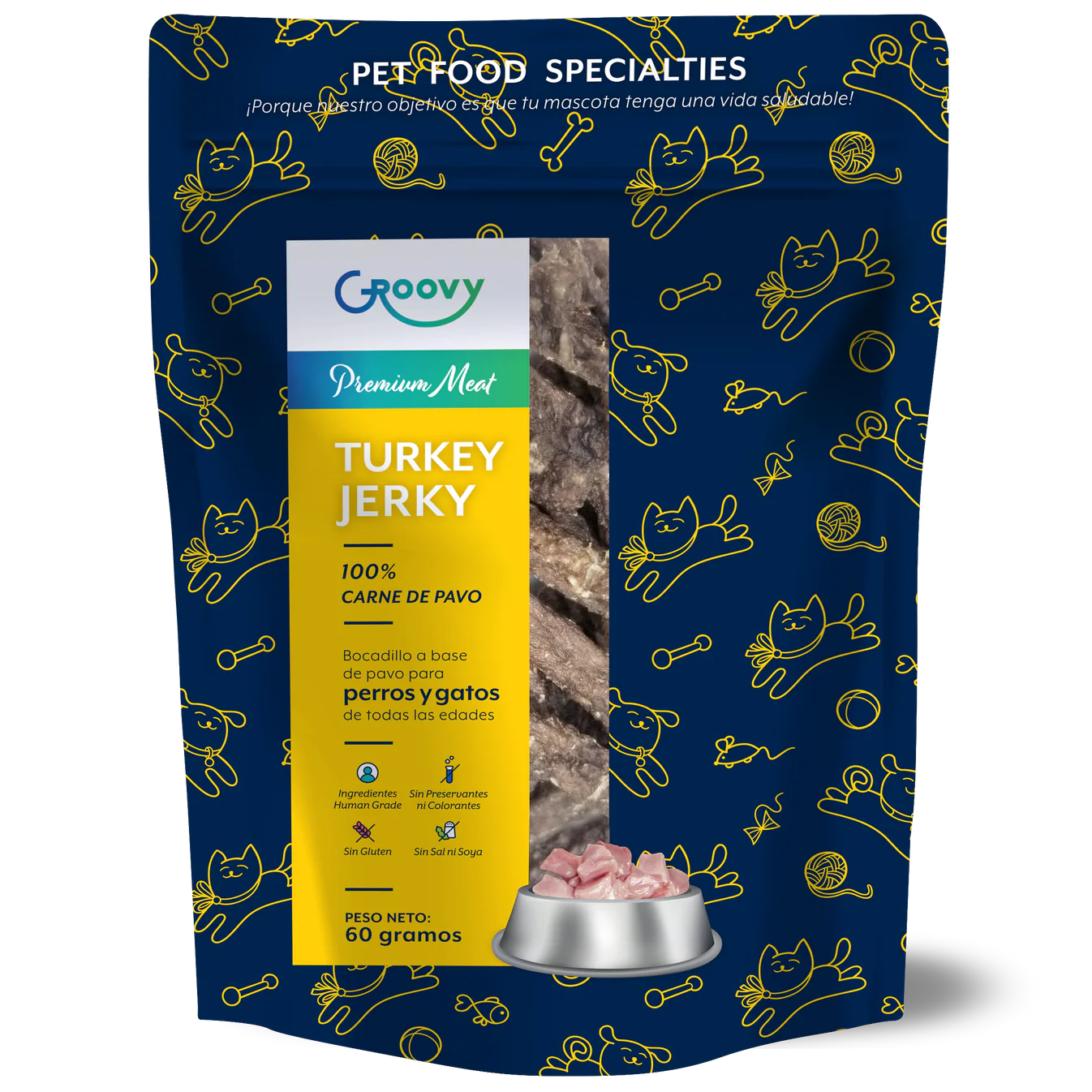 Groovy Bocadillo Pavo 60 g