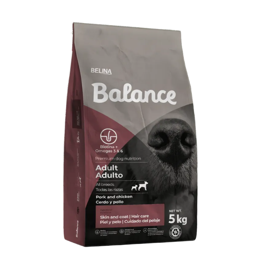 Balance Perro Adulto Skin & Coat Cerdo & Pollo 5 kg