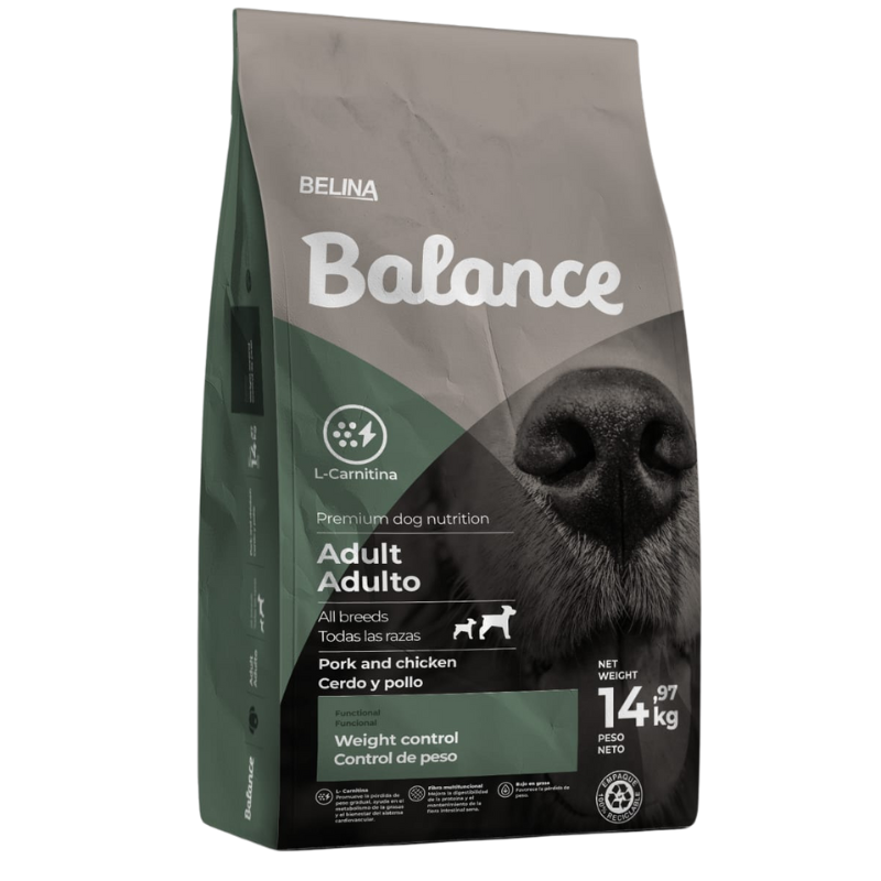 Balance Perro Adulto Weight Control Cerdo & Pollo 9.07 kg