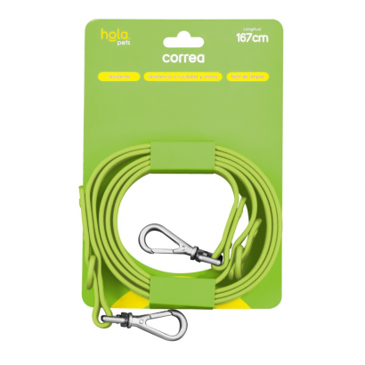 Hola Pets Correa Verde Limon 1,67 m