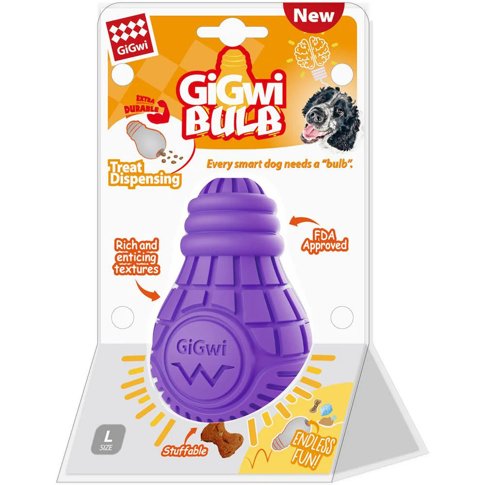 GiGwi Bulb de Goma Morado L