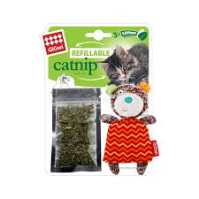 GiGwi Bear Refillable Catnip con 3 Bolsitas de Catnip