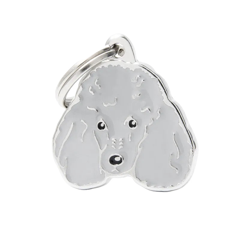 My Family Placa Poodle Gris