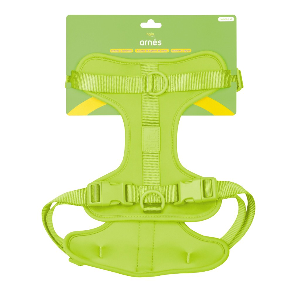 Hola Pets Pechera para Perro Verde Limon Talla S