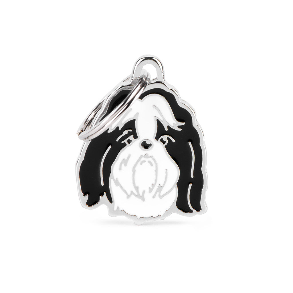 My Family Placa Shih Tzu Negro