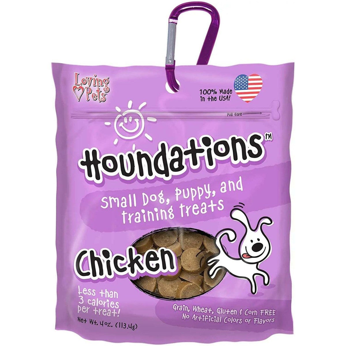 Houndations Premios de Entrenamiento de Pollo para Perros 113.4 g