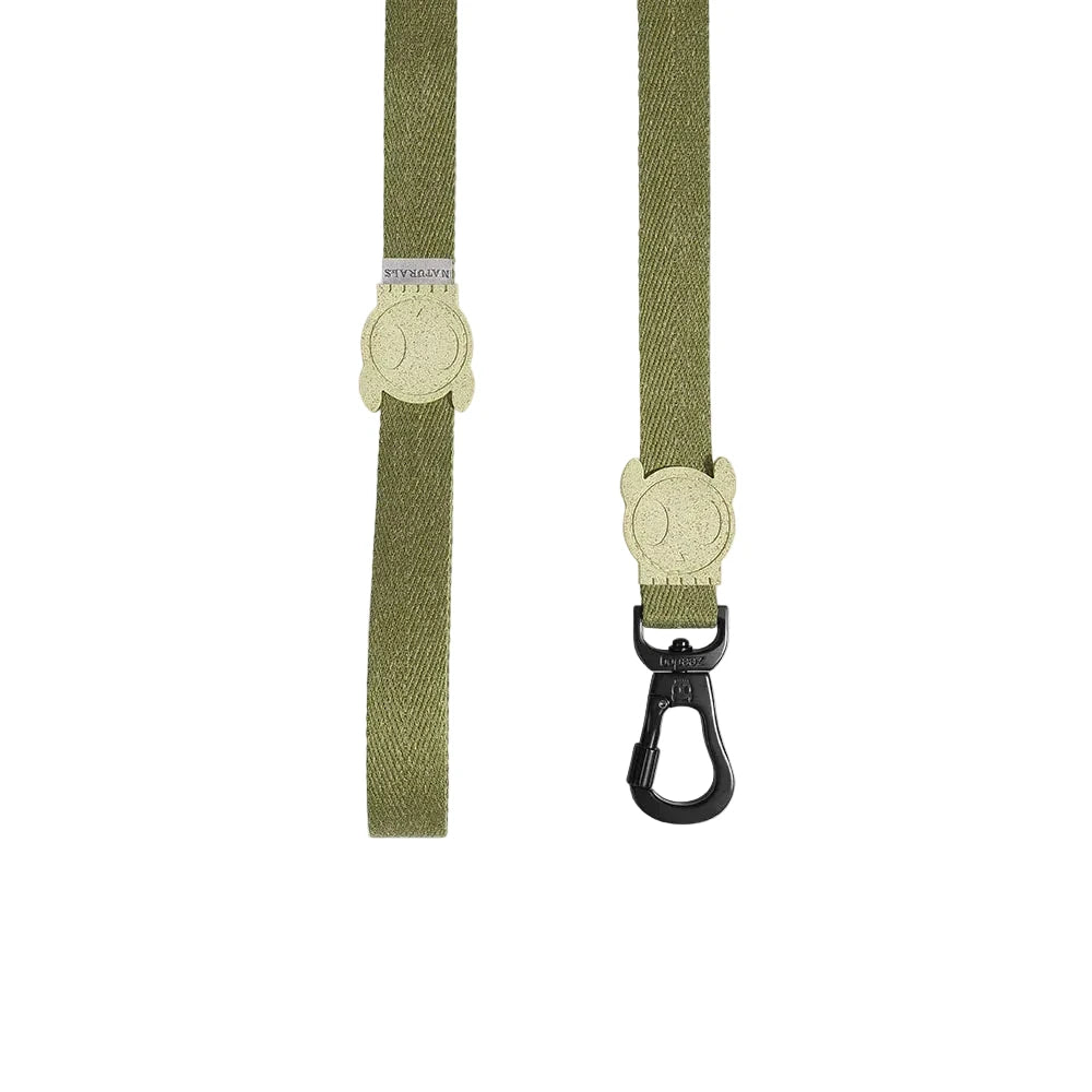 Zee.Dog Correa Naturals Verde para Perro Talla Small